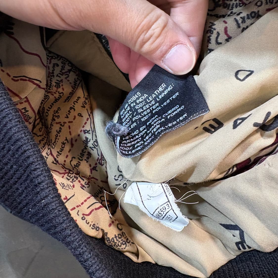 [L] VINTAGE 빈티지 A-2 가죽 자켓 상품이미지7