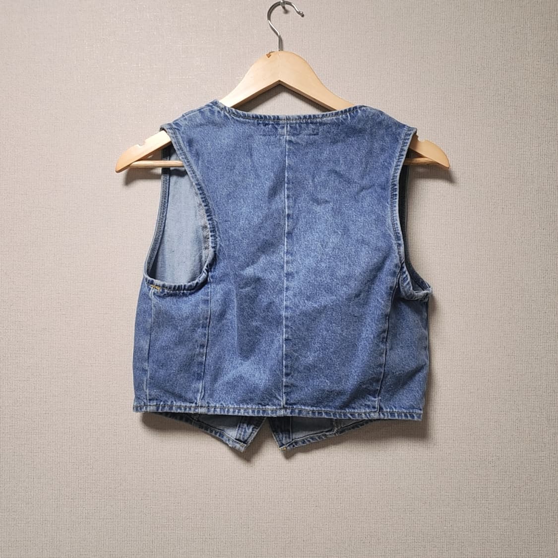 [M] 자라 여성 데님 조끼 청베스트 상품이미지2