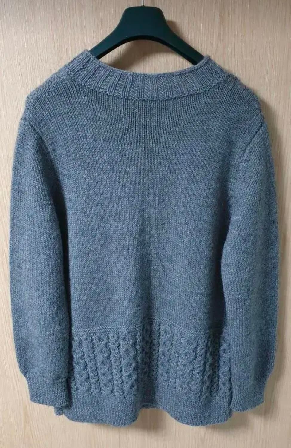 (착샷) 케이블 니트 롱 가디건 상품이미지2