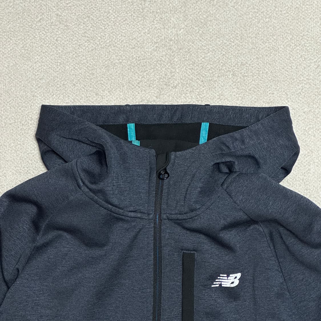 뉴발란스 기모 후드 집업 자켓 상품이미지5