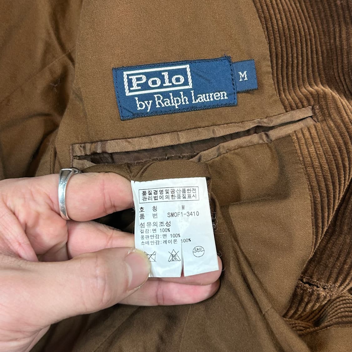 M) 폴로 랄프로렌 브라운 코듀로이 블레이저 자켓 상품이미지8