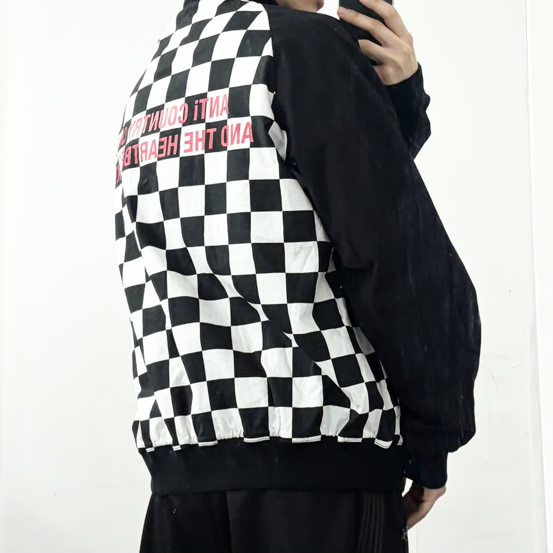 베드윈 X 안티컨트리클럽 23SS 리버시블 체커보드 자켓 상품이미지6