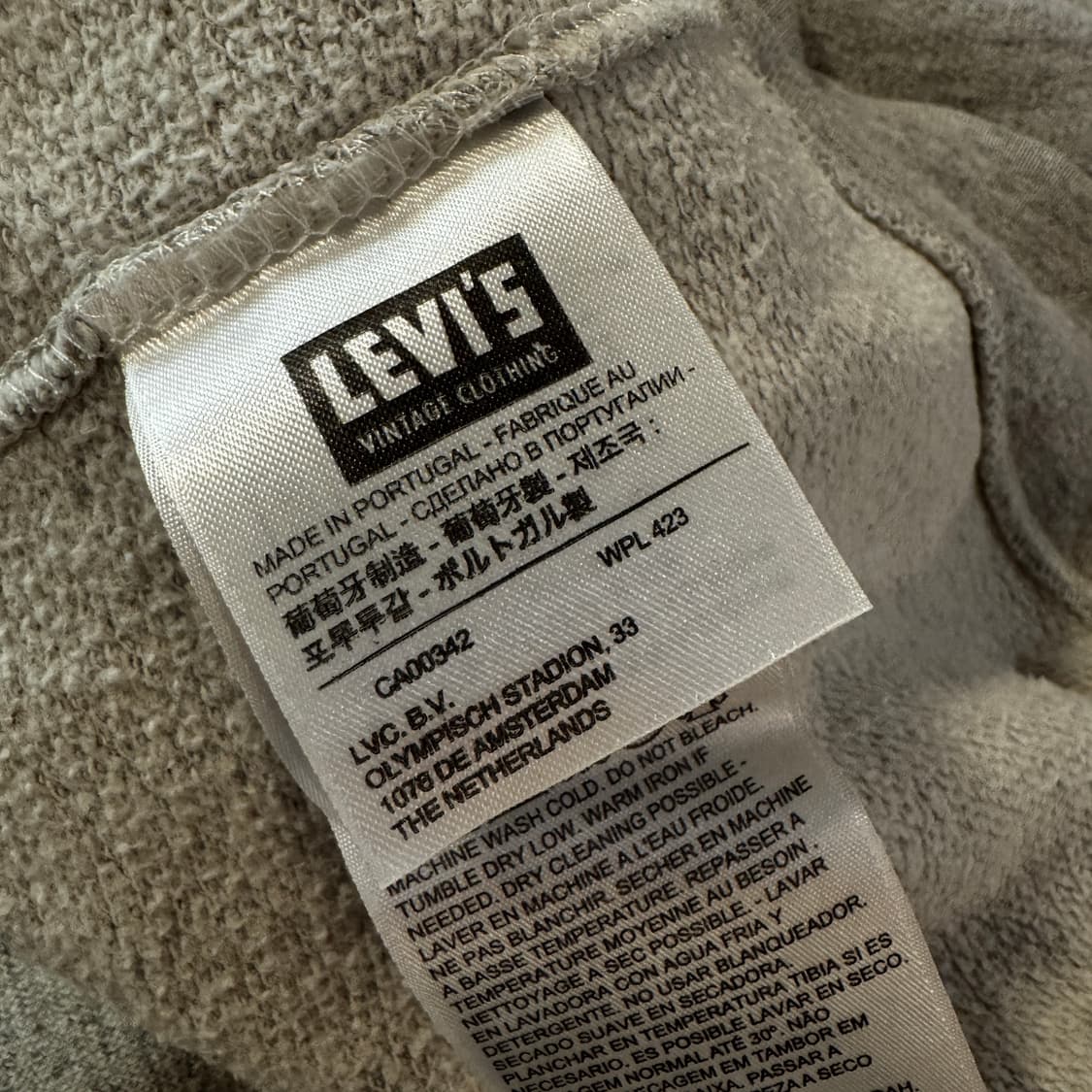 리바이스 LVC 크루넥 그레이 M 상품이미지7