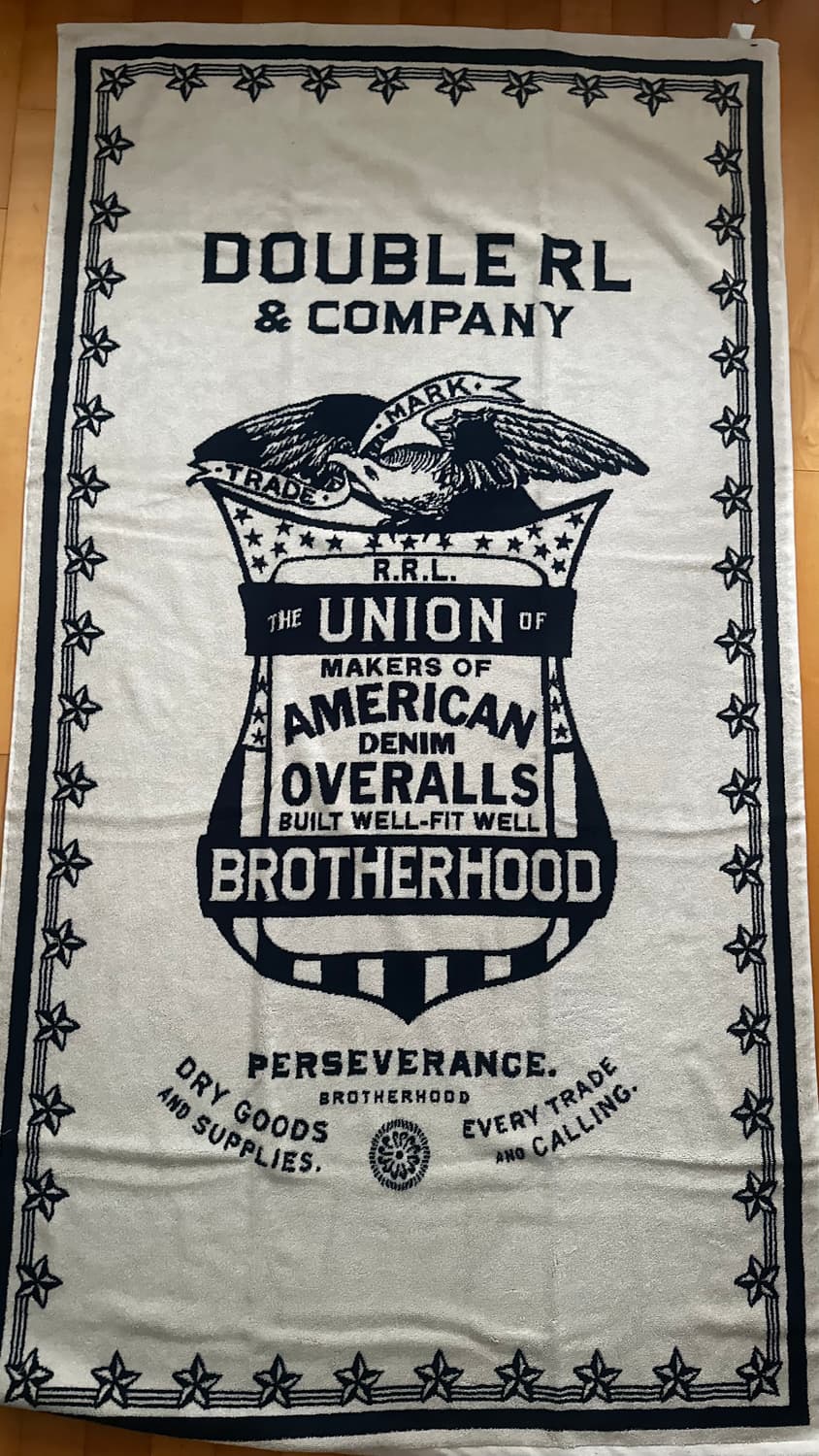 Rrl 실드로고 비치타월 상품이미지2