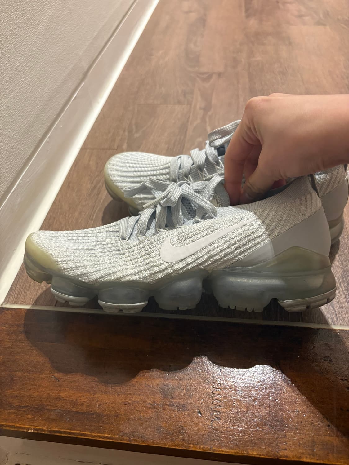 나이키 에어 베이퍼맥스 플라이니트 3 퓨어 플래티넘 상품이미지6