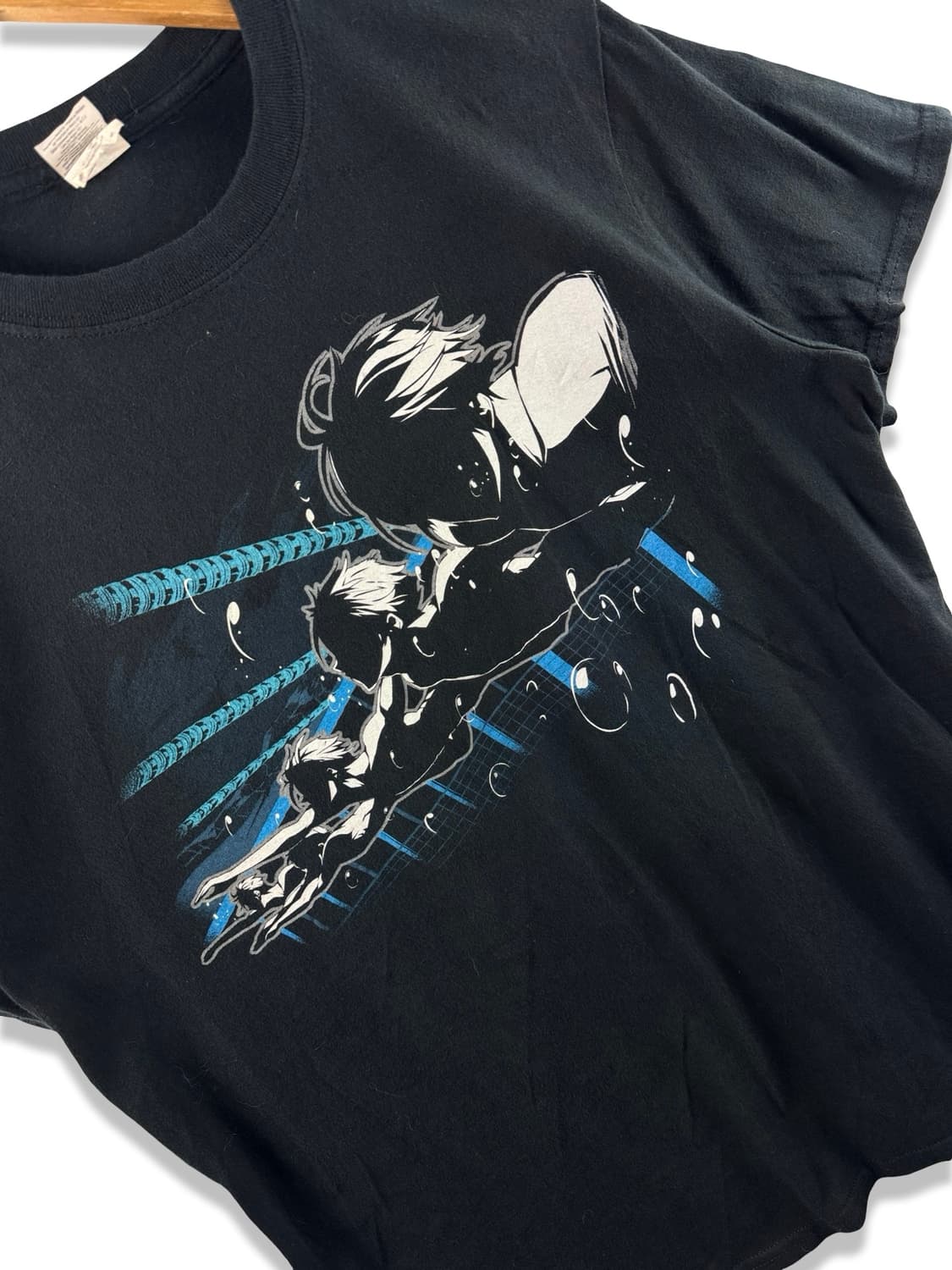 프리! Iwatobi Swim Club 부틀렉 애니 티셔츠2082 상품이미지3