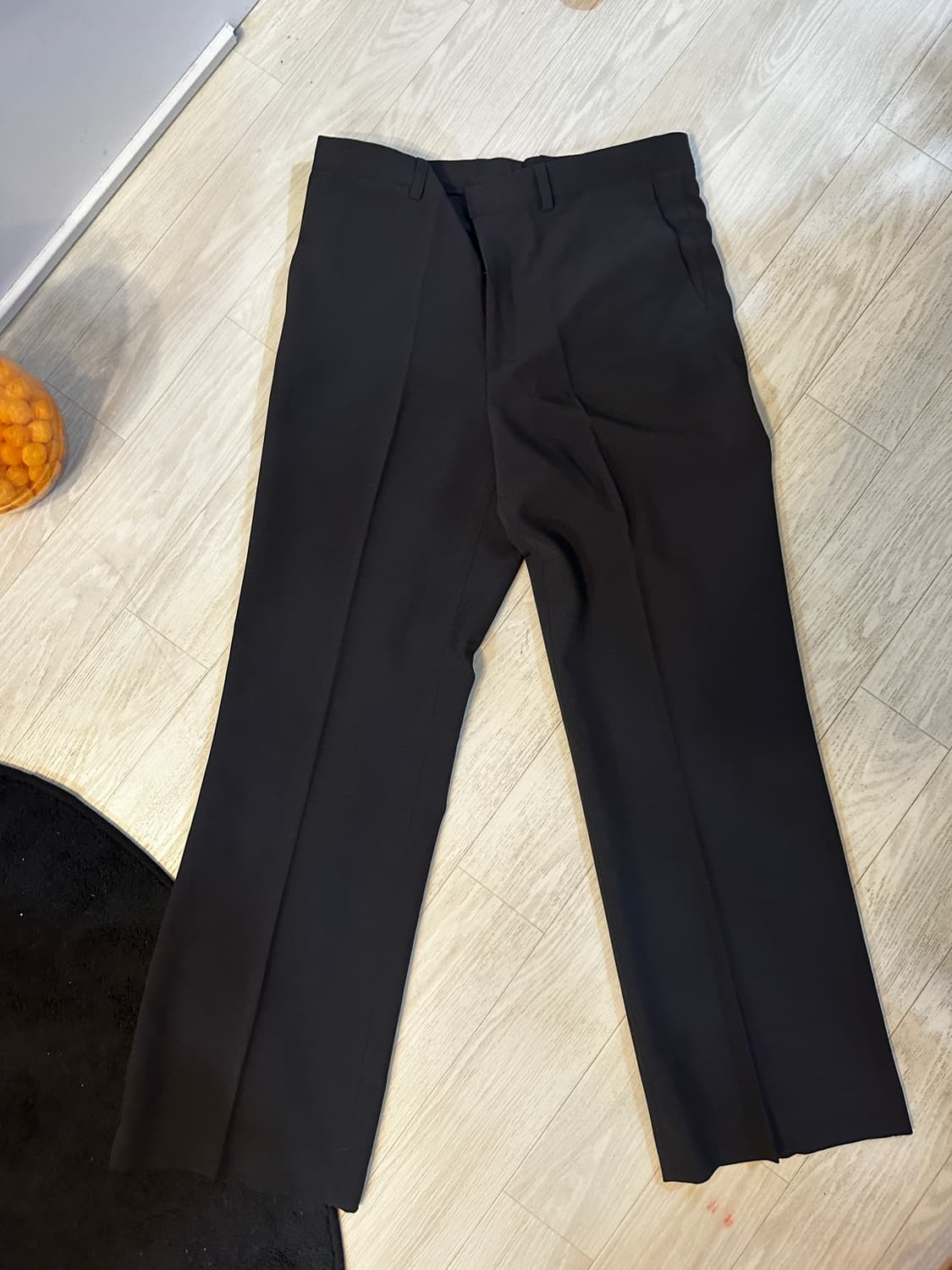 효지 세미와이드 차콜 슬랙스 L 상품이미지1