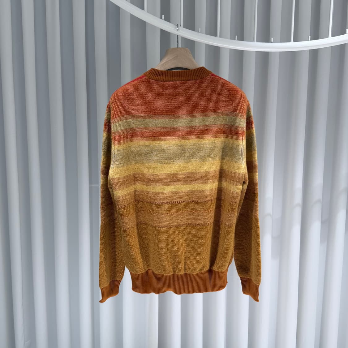 (S/50) / 로로피아나 캐시미어 스트라이프 니트 스웨터 상품이미지4