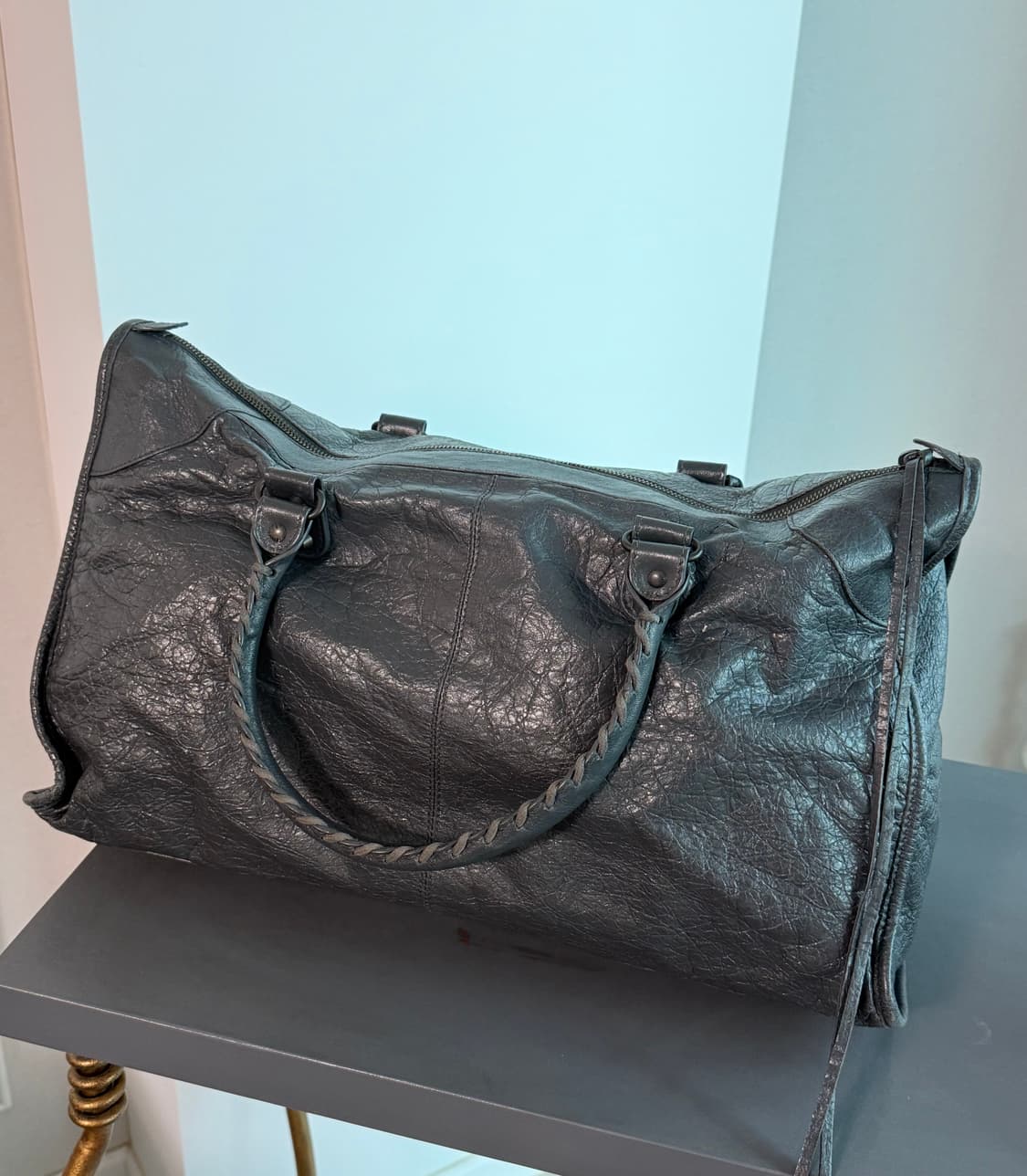 발렌시아가 모터백 딥그레이 라지 상품이미지3