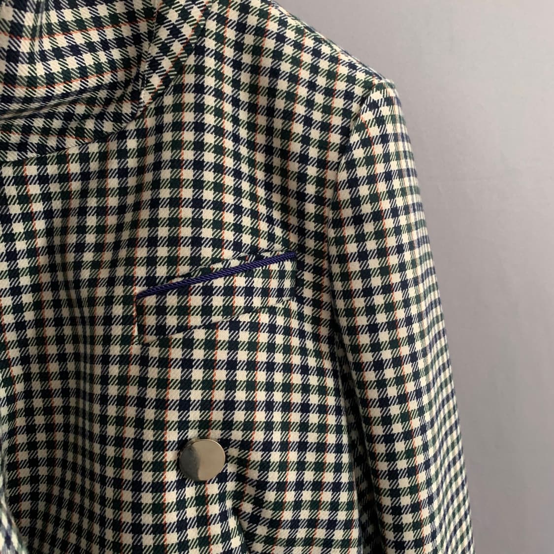 36 바움 운드 페르드가르텐 더블 브레스티드 체크 자켓 상품이미지6