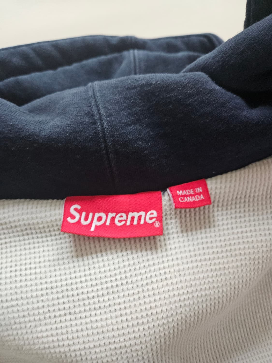 슈프림 14fw 3M 리플렉티브 후드집업 네이비 L 상품이미지4