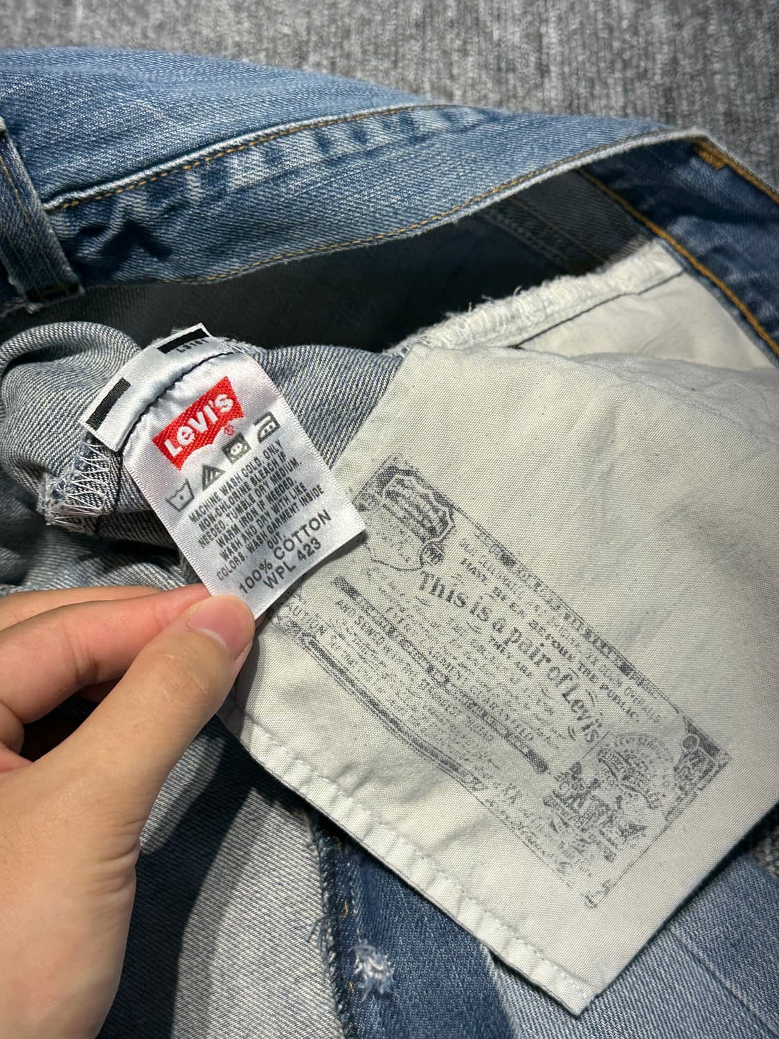 00s blinktab 리바이스 501 W34 L30 상품이미지7