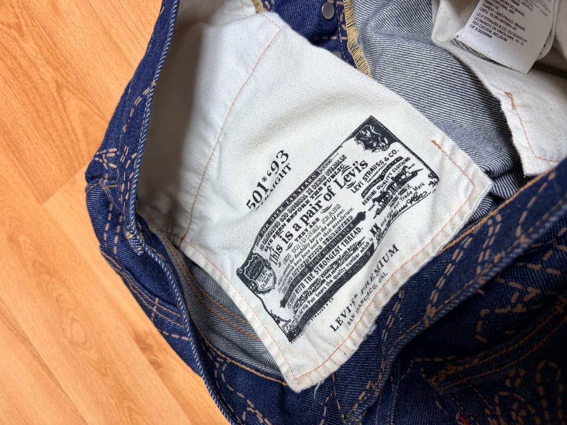 베이프 리바이스 청바지 상품이미지4