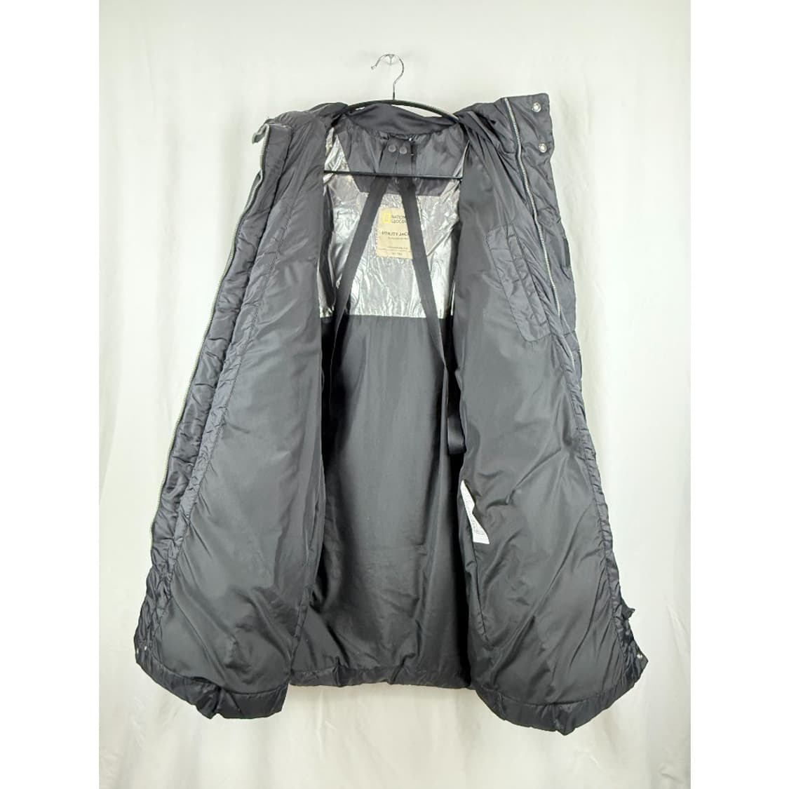 (95) 내셔널지오그래픽 구스다운 롱 패딩 블랙 상품이미지9