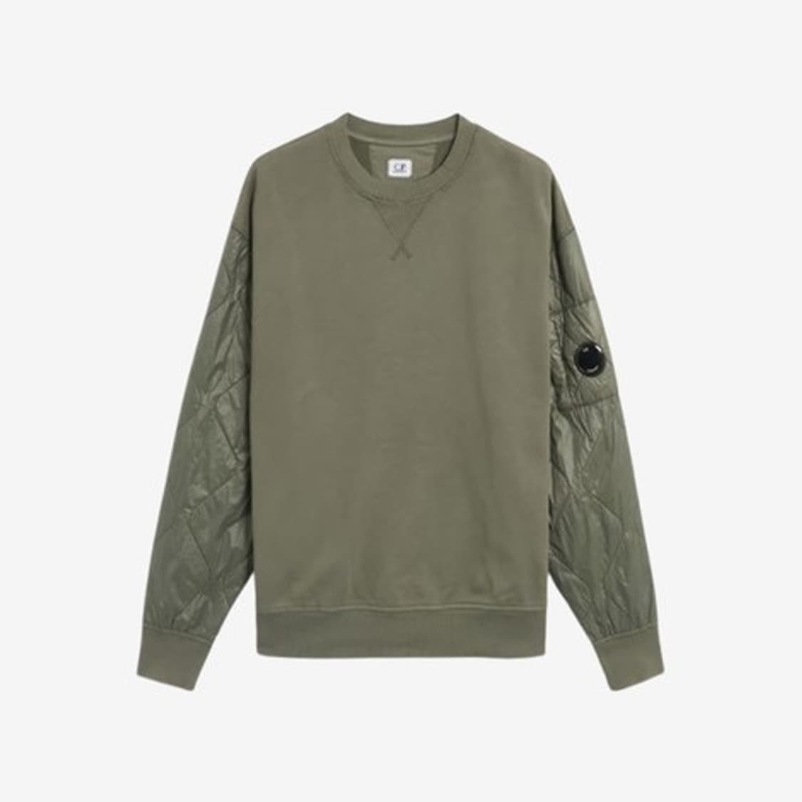 CP COMPANY(CP컴퍼니) 퀼팅 믹스 스웨트셔츠 상품이미지2