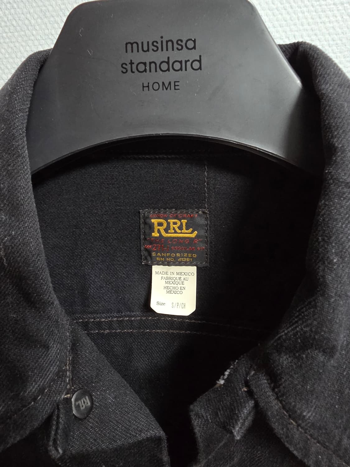 rrl lot271 리랜드 블랙 상품이미지2