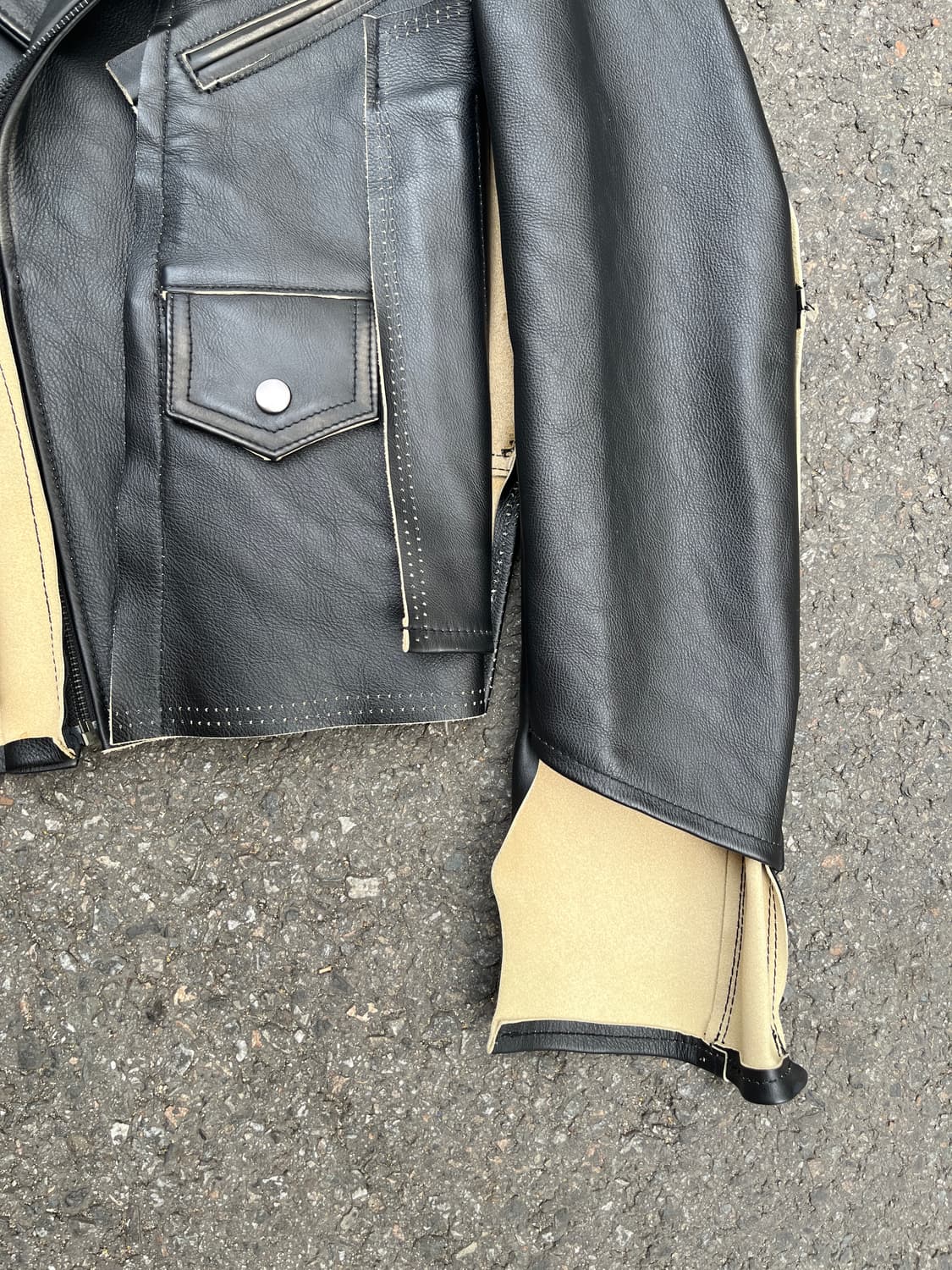 2014 메종 마르지엘라 x H&M 레더 자켓 상품이미지6