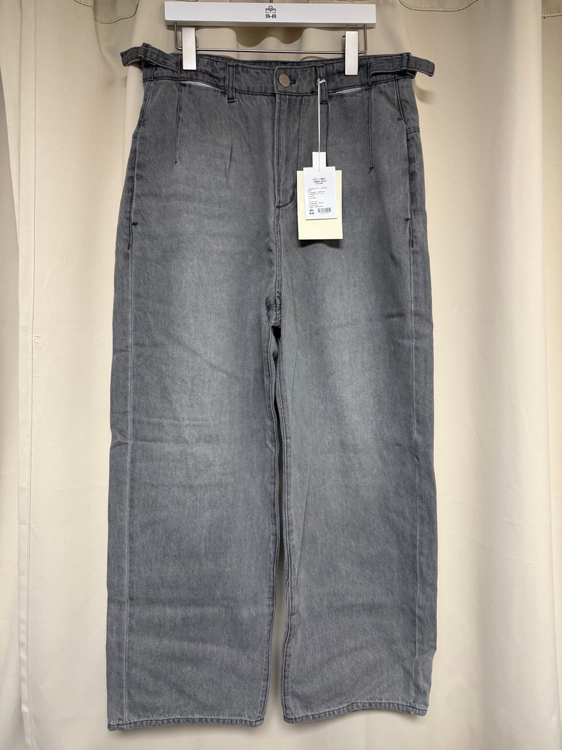 폴리테루 6포켓 루즈드 데님 1.3v 워시드 그레이 3 팝니다 상품이미지1