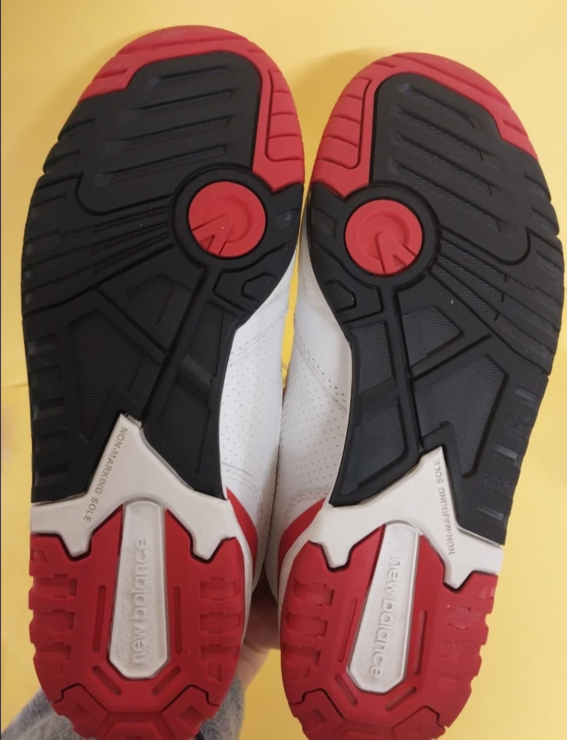 남성 뉴발란스 550 화이트레드 운동화 (245) 상품이미지8