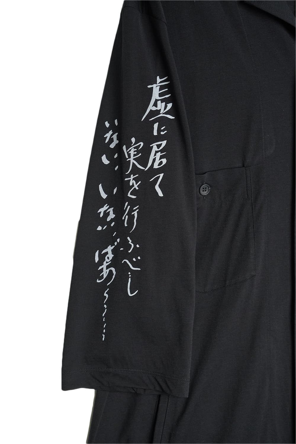 새상품 요지야마모토 스탠드 프린팅 롱 블라우스 2사이즈 상품이미지7