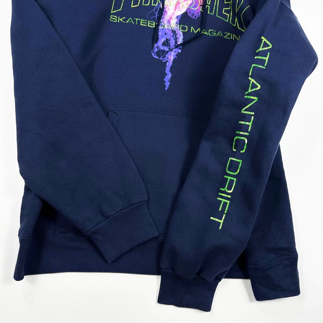 트레셔 플레임 사이드라인 네이비 후드티 (L) 상품이미지4