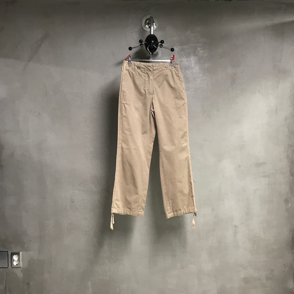 프라다 코튼 팬츠 베이지 38(W) 상품이미지1