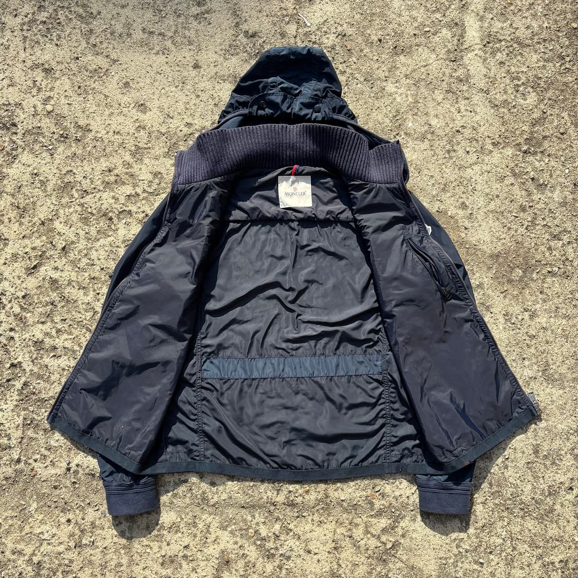 (M) 몽클레어 하이브리드 나일론 바람막이 자켓 상품이미지3