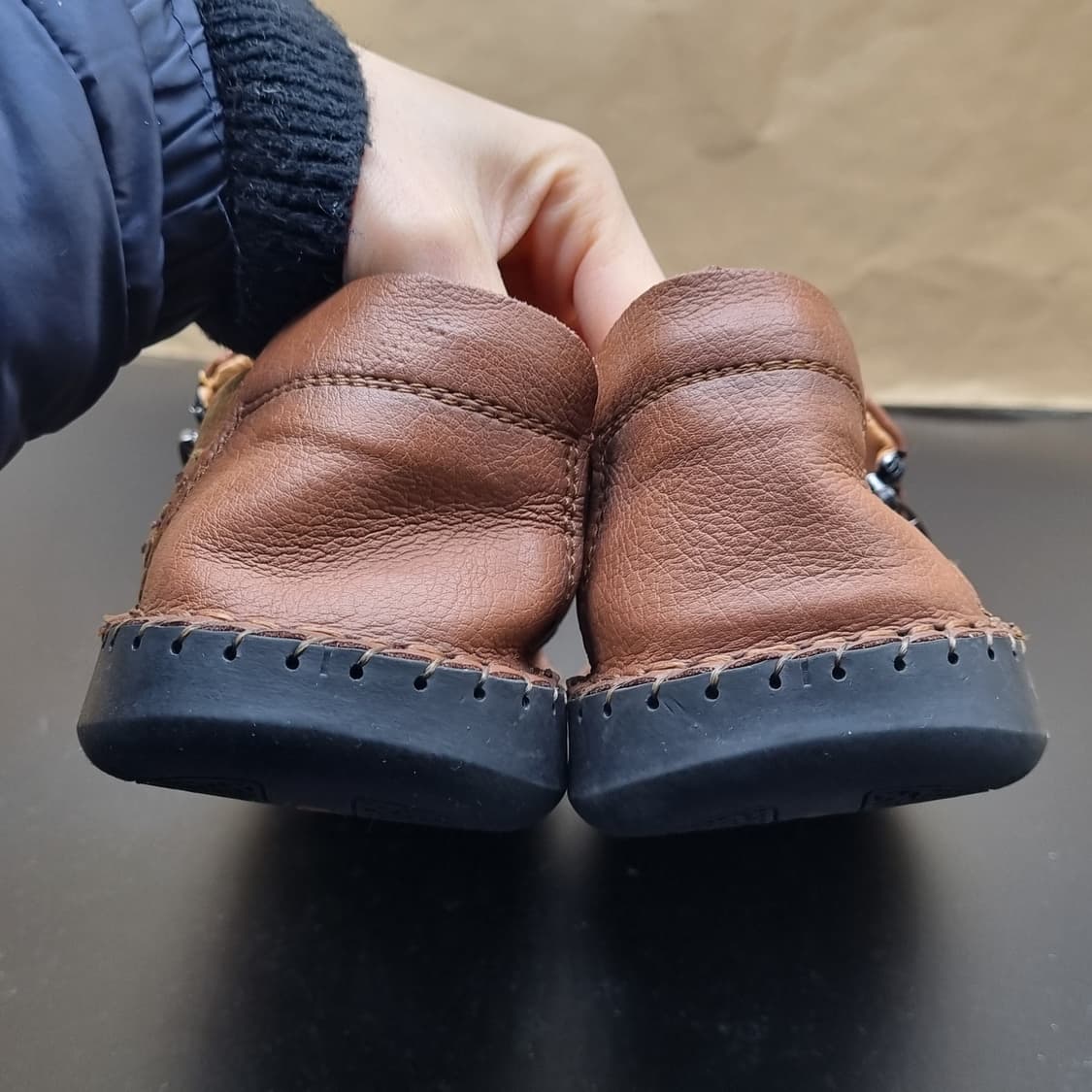 패션 수제 가죽 남성스니커즈280 상품이미지4