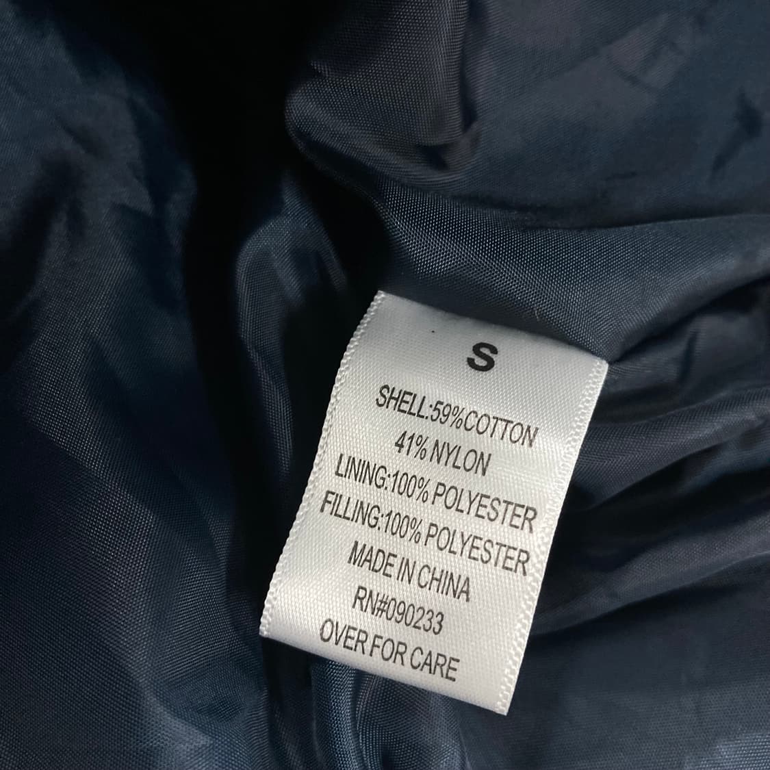 피어 오브 갓 에센셜 네이비 컬러 미니멀 푸퍼 숏 패딩 상품이미지4