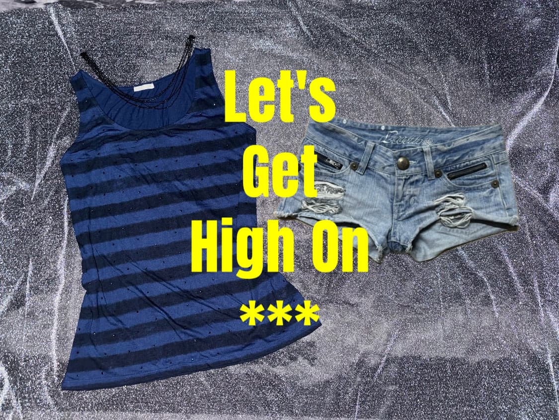 Y2k dot stripe tank top 상품이미지1