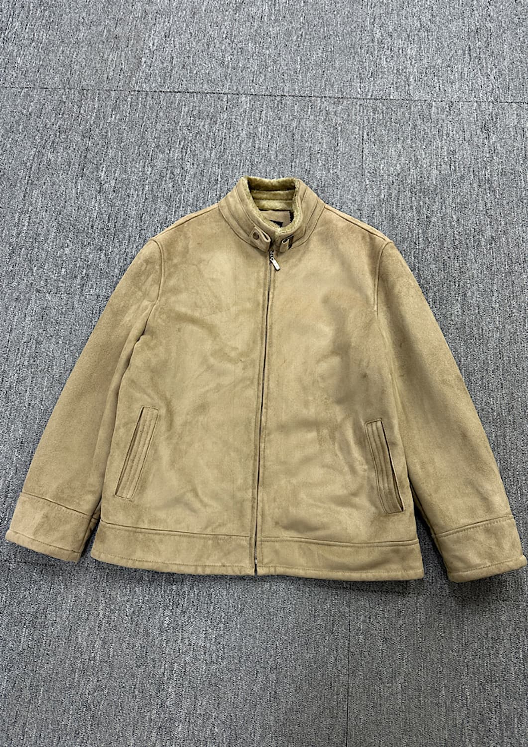 빈티지 비건 무스탕 자켓 100 상품이미지1