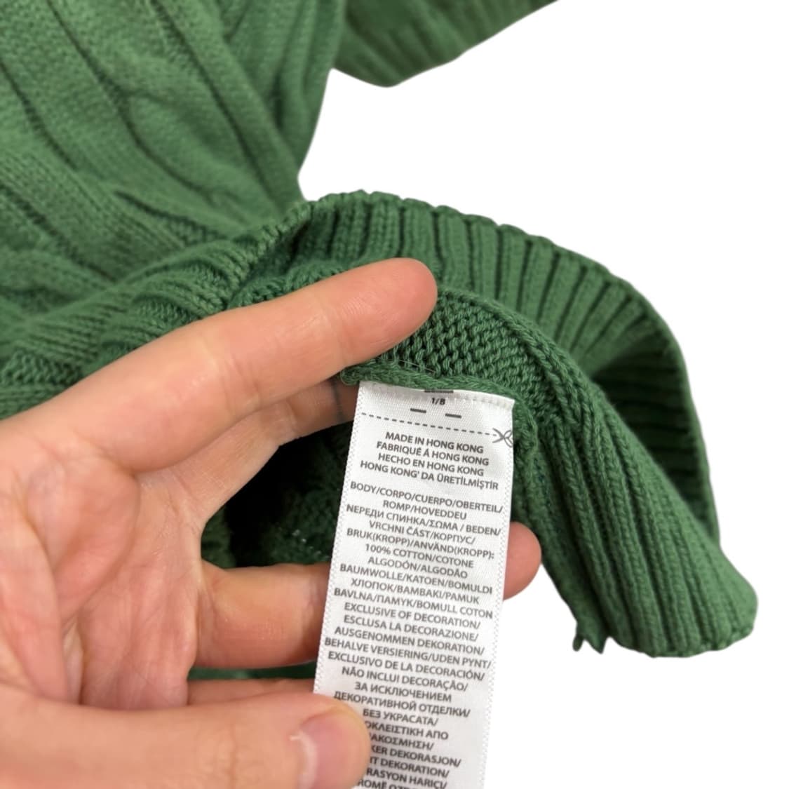 폴로랄프로렌 케이블 반팔니트 상품이미지5