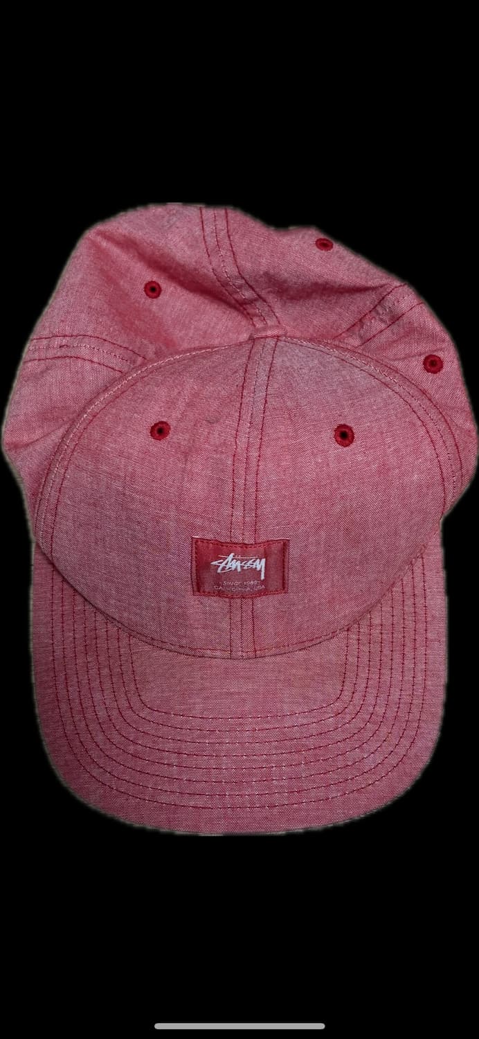 스투시 켈리포니아 볼캡 (레드컬러) 상품이미지1