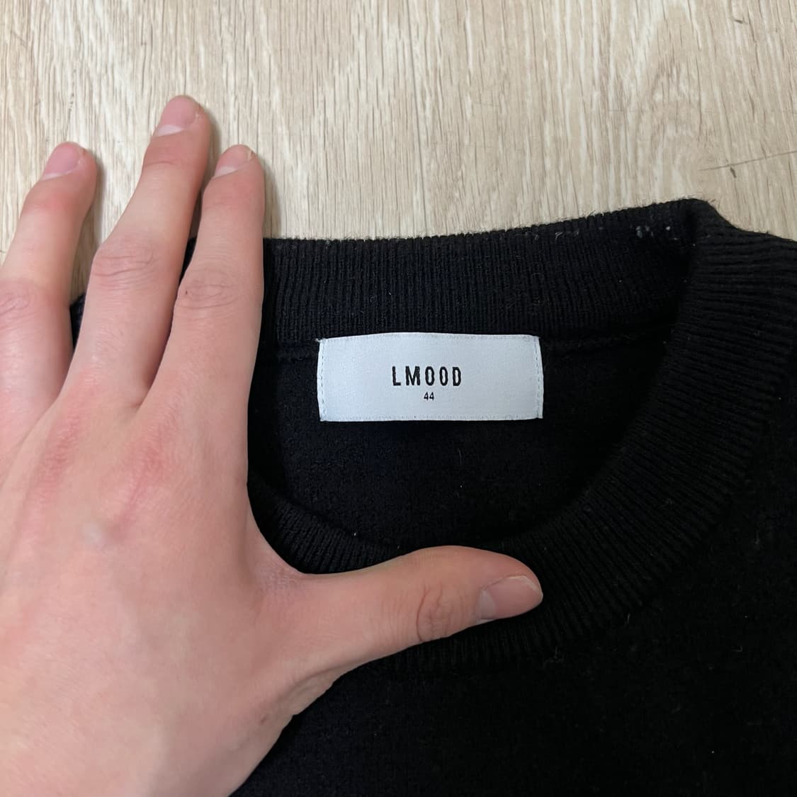 엘무드 미니멀 라운드 니트 44  상품이미지4
