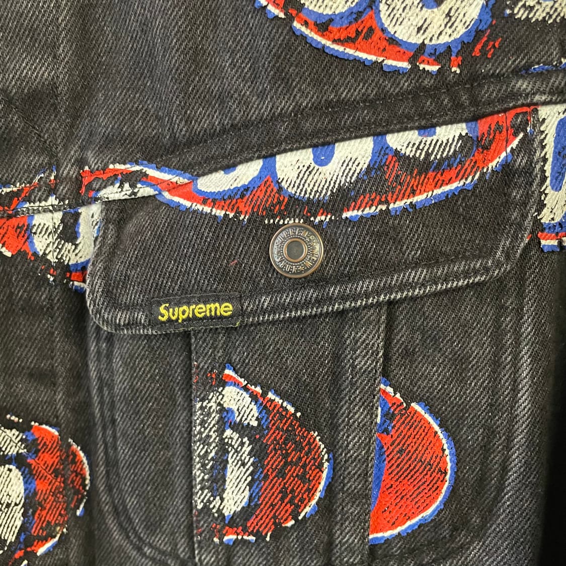 17시즌 슈프림 666 데님 자켓 상품이미지4
