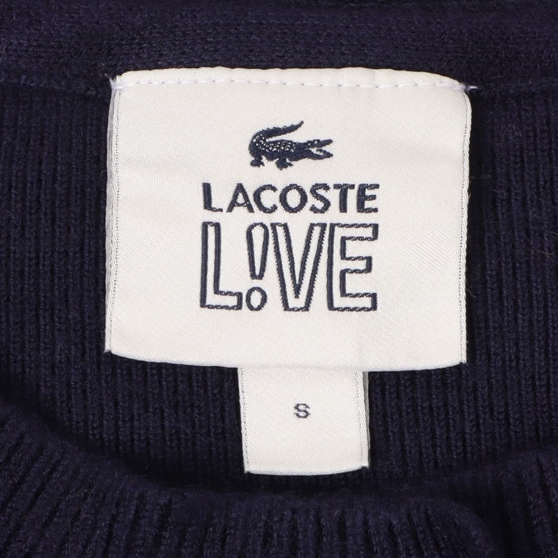 라코스테 네이비 코튼 니트 라운드 가디건 상품이미지8