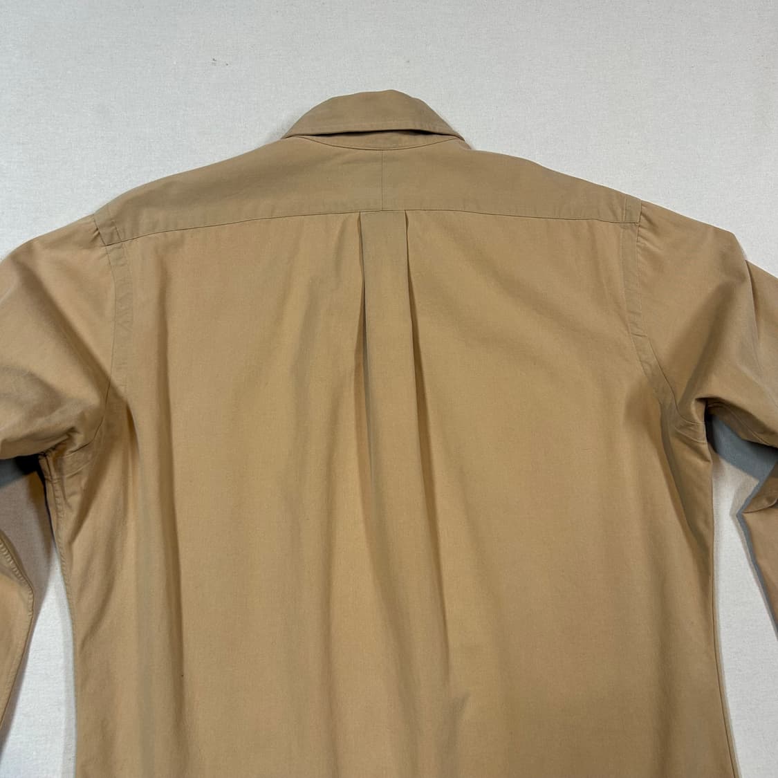 S) 폴로 랄프로렌 클래식핏 브라운 솔리드 셔츠 상품이미지6