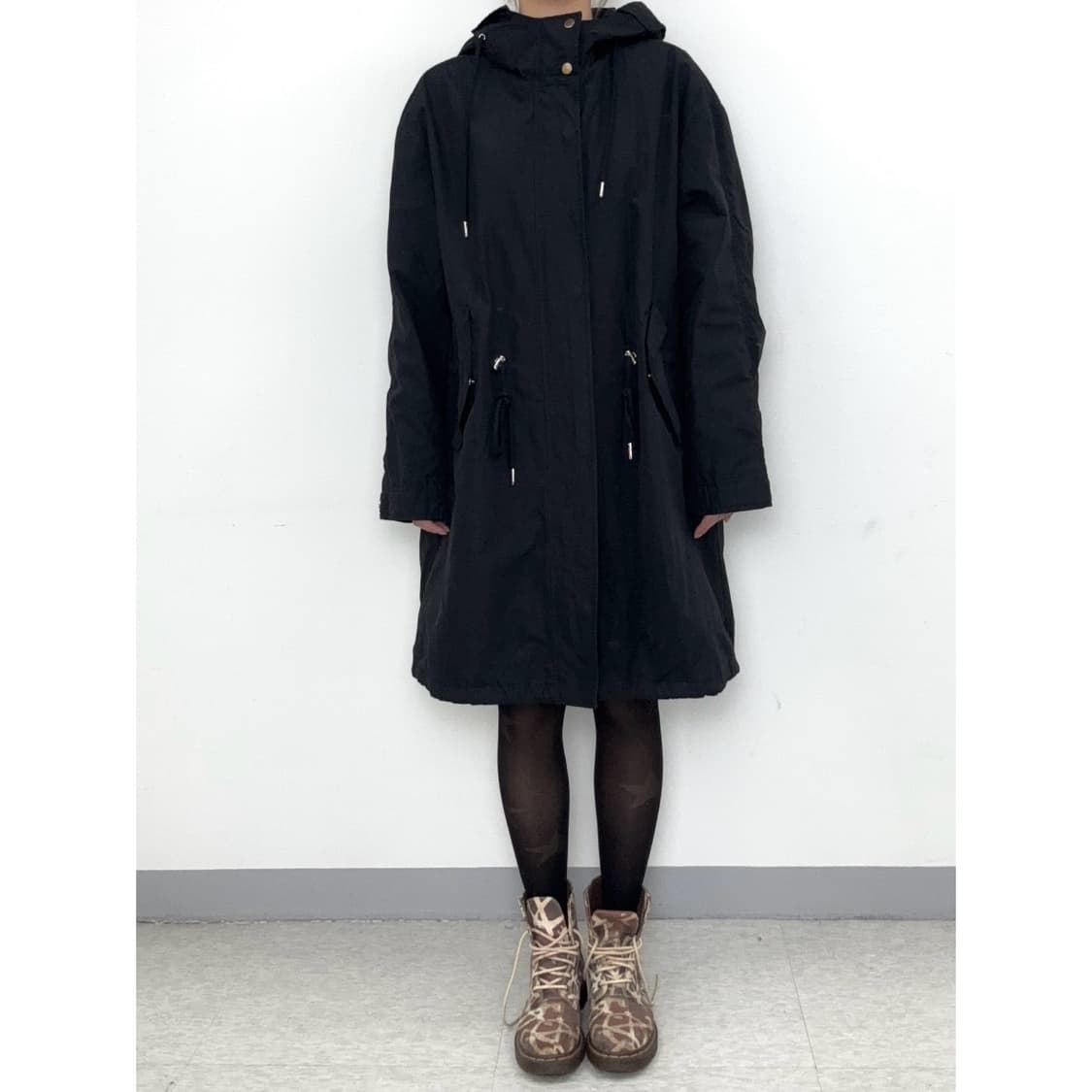 빈티지 블랙 야상 자켓 점퍼 상품이미지2