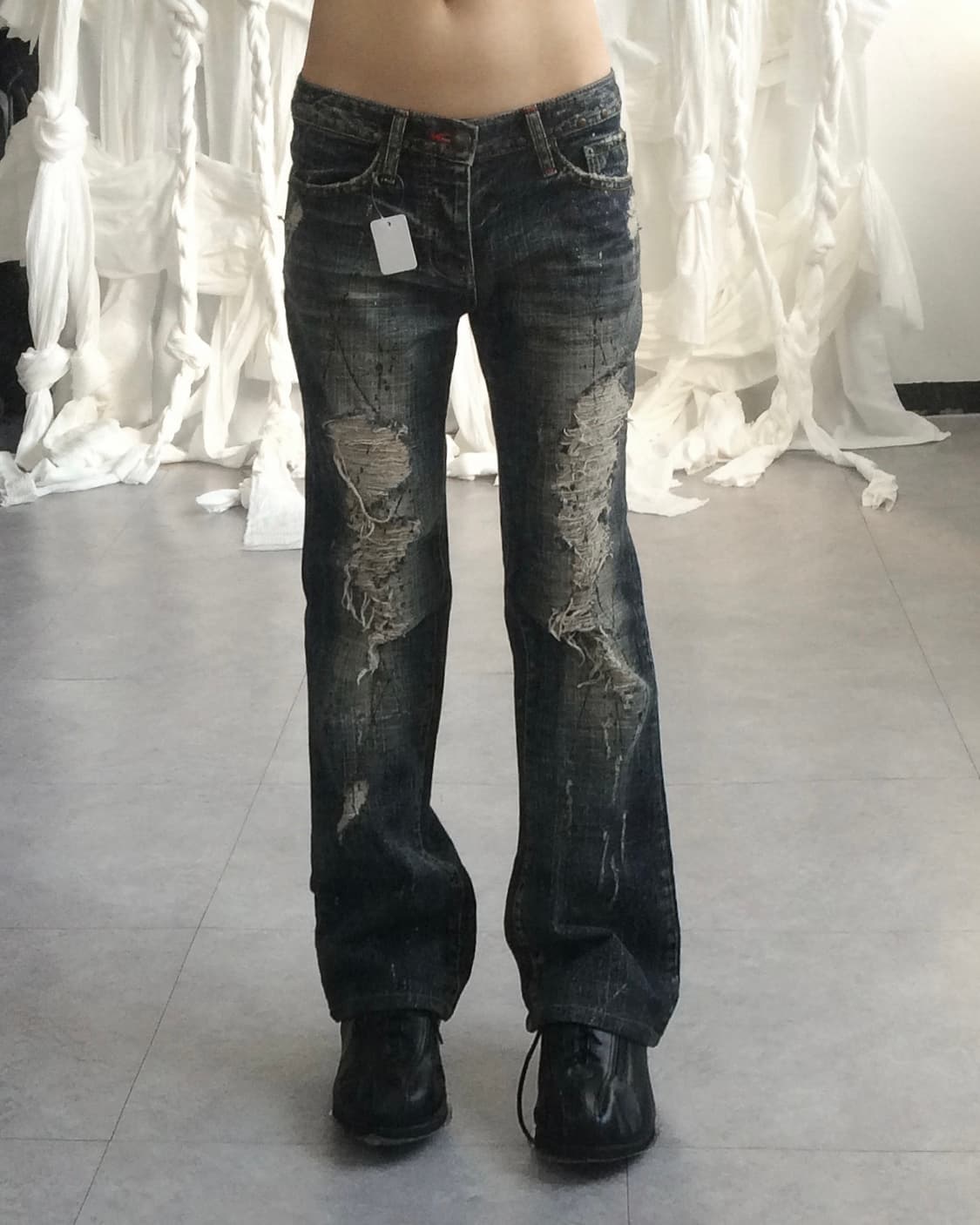 Damage denim pants 상품이미지10