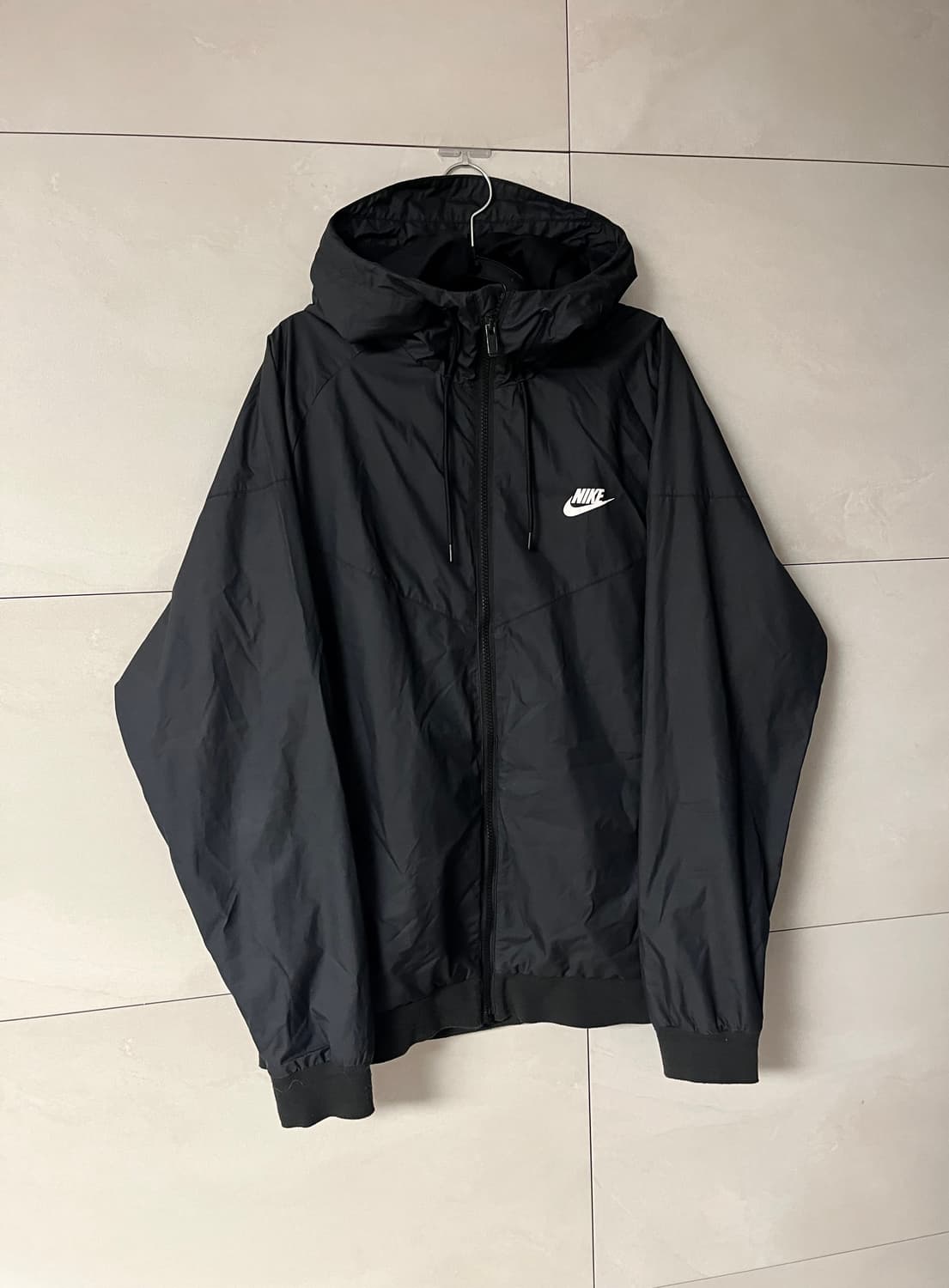 (2XL) 나이키 윈드러너 우븐 바람막이 블랙 상품이미지2