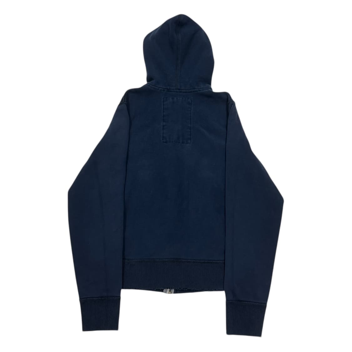 아베크롬비 빈티지 Y2K 데미지 디테일 네이비 기모 후드집업 자켓 L 상품이미지3