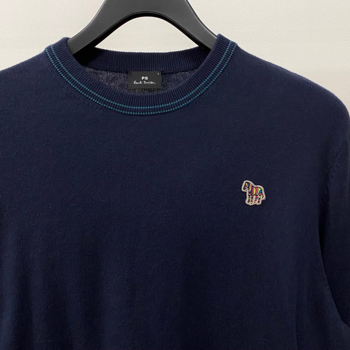 폴스미스 지브라 패치 코튼 메리노울 니트 상품이미지3