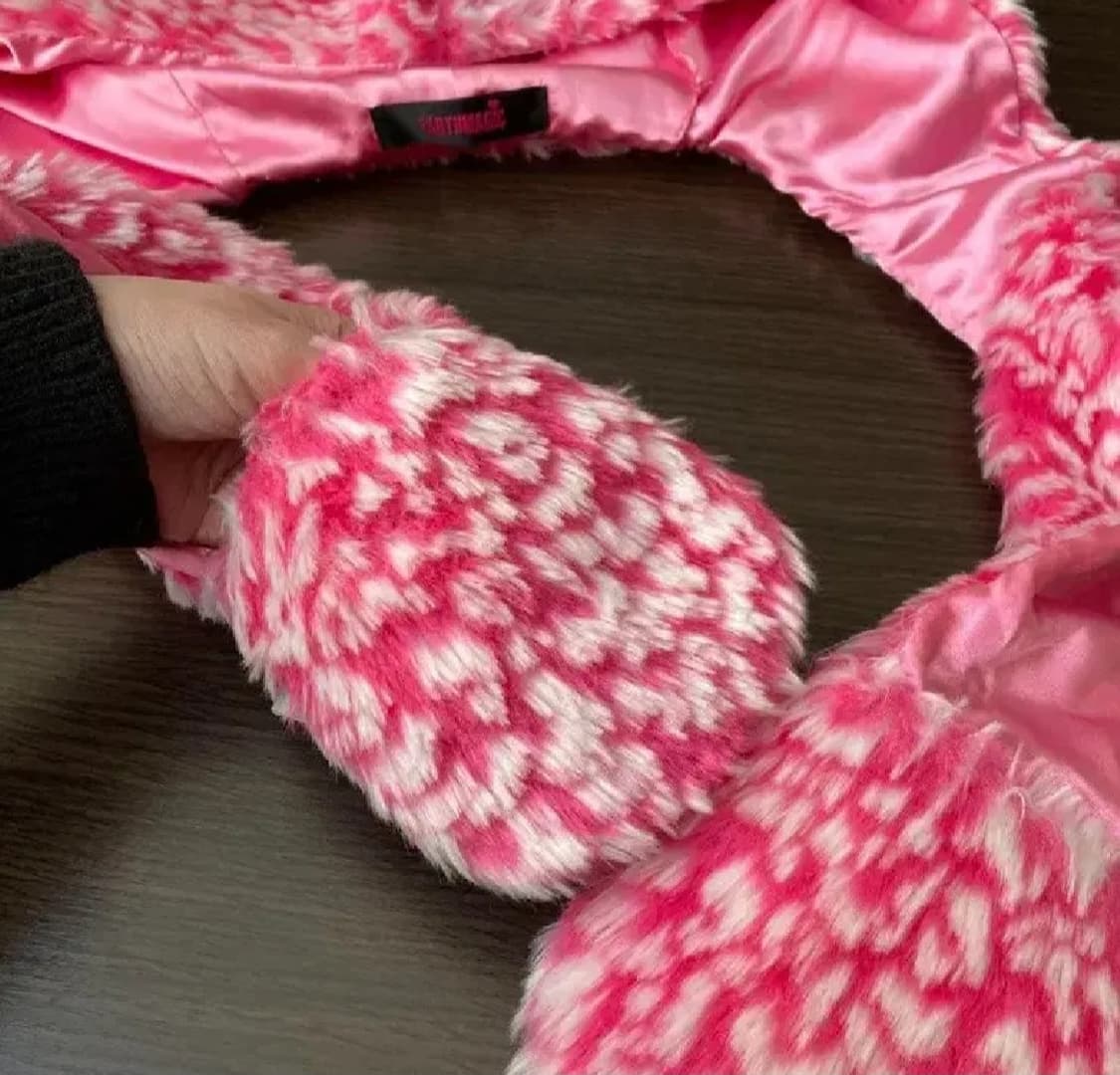 오네갸루호피레오파드고양이리본퍼모자히메갸루달천대장y2k빈티지일브핀터깔마즈깔 상품이미지3