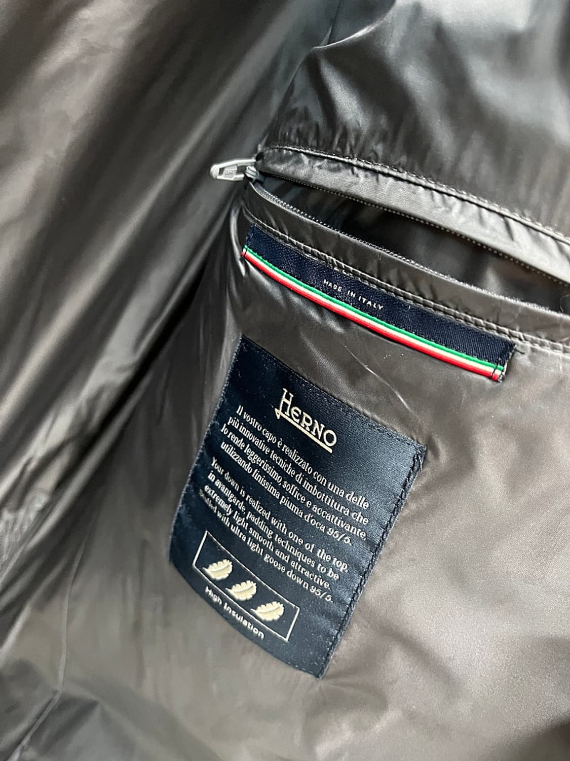 100-105) 에르노 로로피아나 캐시미어 다운패딩  상품이미지7