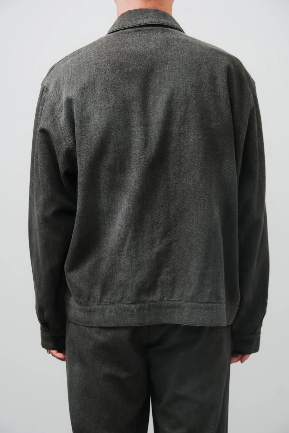 A.PRESSE / 아프레쎄 빈티지 블랙 샴브레이 워크 자켓 상품이미지6