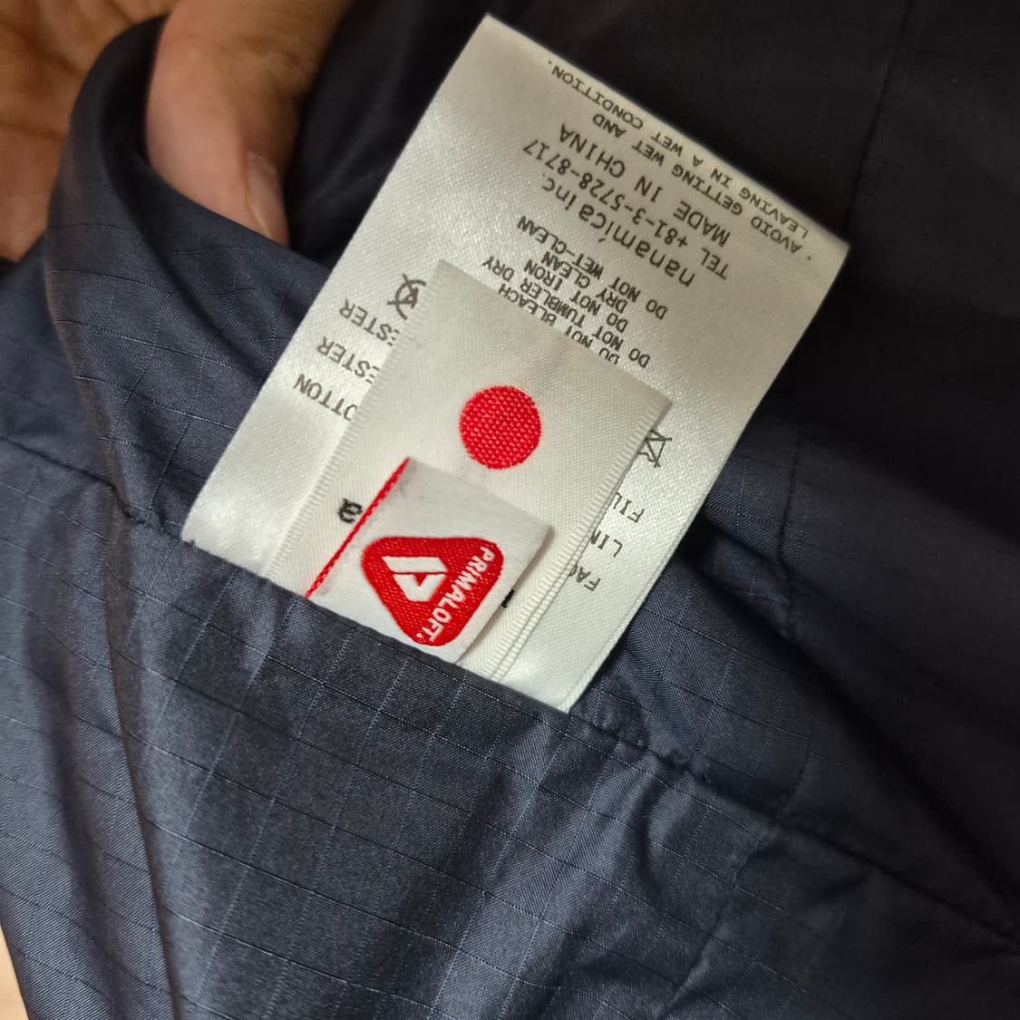 나나미카 인슐레이션 자켓 네이비 m 상품이미지7