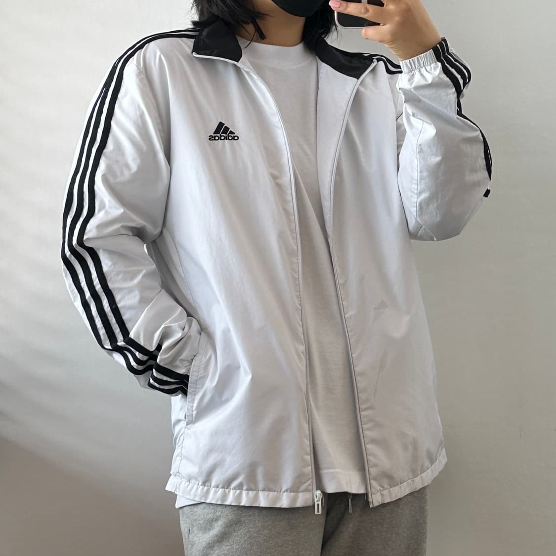 아디다스 삼선 바람막이 L [40227] 상품이미지1
