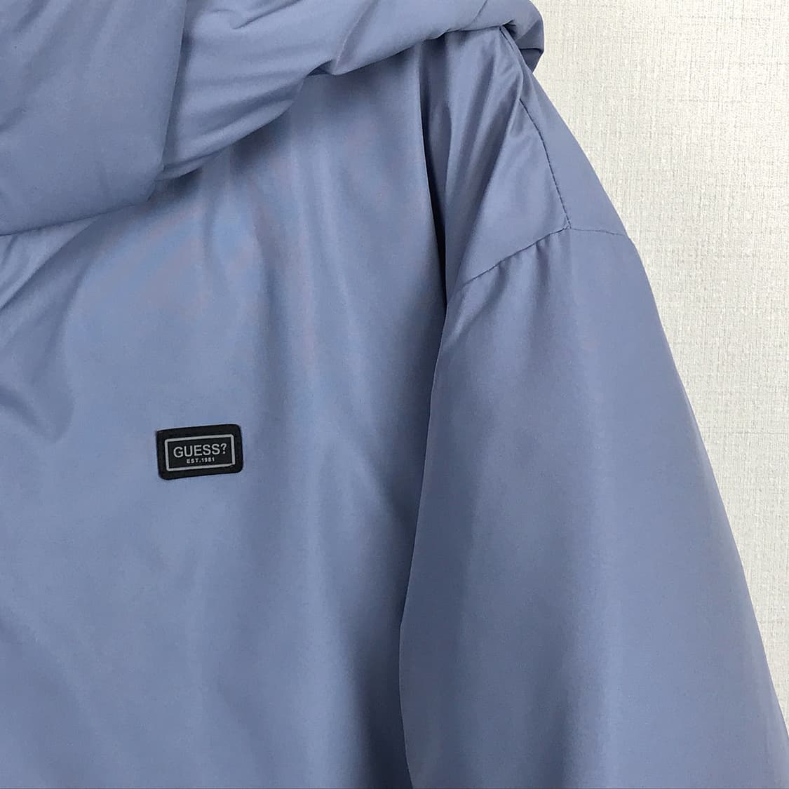 게스 GUESS 후드 숏패딩 다운 점퍼 M 상품이미지4