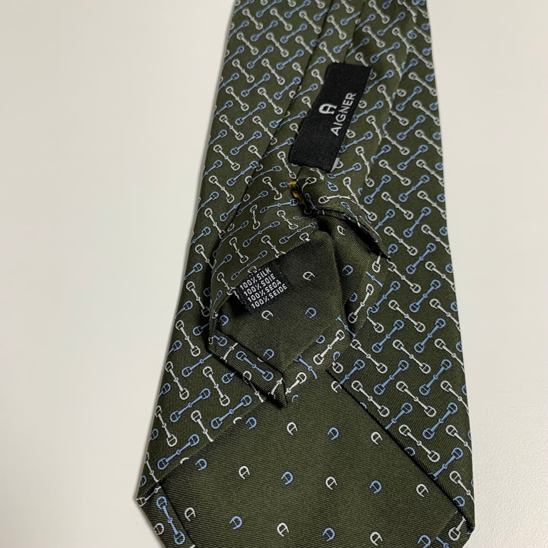 아이그너(AIGNER) 새상품급 명품넥타이 100실크 클래식정장  코디 상품이미지7