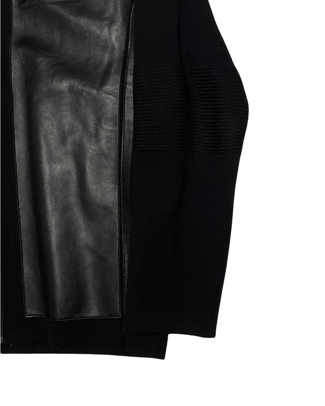 Gv2 leather mix knit zip up  상품이미지4